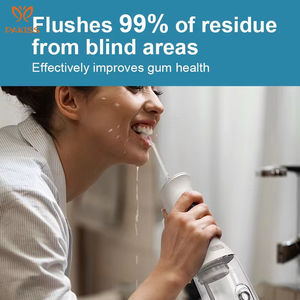 PAKISS IPX7, hilo dental inalámbrico portátil para irrigador bucal, limpiador de dientes para el hogar, hecho de plástico - Product Image 3