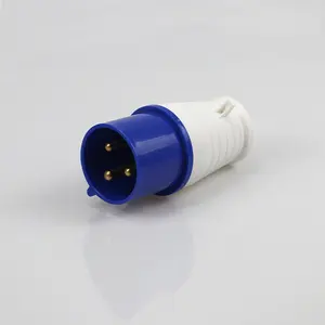 Alta qualidade 32a industrial plugue e soquete IP44 industrial plugue e soquete Puro cobre industrial plug