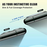 9H protecteur de lentille de caméra arrière pour iPhone 14 Max /14 Pro Max 13 12 Mini 11 Pro Max verre circulaire de nuit