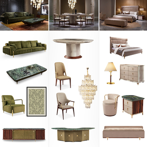 Sofá de cuero genuino para sala de estar, muebles suaves de estilo italiano de diseño original - Product Image 1