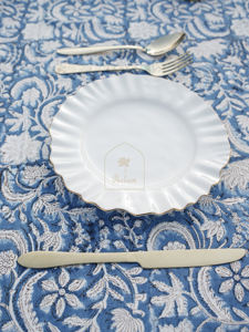 Gulistan <b>TABLE</b> CLOTH Natural Style Floral Print Home Decoration Wedding Garden Party <b>Table</b> Runner <b>Placemat</b> - Product Image 2