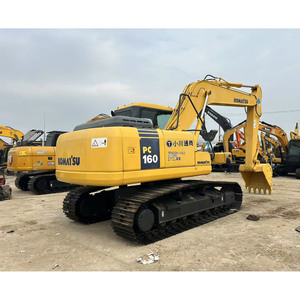 รถขุดไฮดรอลิกมือสอง Komatsu PC160-7 สภาพดี น้ำหนัก 16 ตัน เครื่องจักรก่อสร้างขนาดกลาง มีสินค้าในสต็อก - Product Image 2
