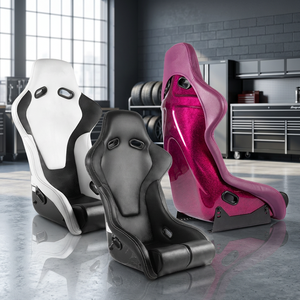 เบาะรถสปอร์ตพรีเมียม Apex Glitter หนัง PU แบบเต็มตัว คุณภาพสูง น้ำหนักเบา SSCUS APEX-GLT - Product Image 1