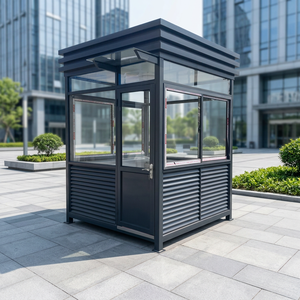 Casetta Mobile Rettangolare per <span class=keywords><strong>Guardia</strong></span> <span class=keywords><strong>di</strong></span> Sicurezza, Sala <span class=keywords><strong>di</strong></span> Servizio Comunitaria, Container per Esterni con Ventilazione Direzionale, Casetta per Parcheggio - Product Image 4