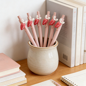Cadeau promotionnel pour enfants, papeterie <span class=keywords><strong>scolaire</strong></span>, stylo gel mignon de <span class=keywords><strong>dessin</strong></span> animé, <span class=keywords><strong>kawaii</strong></span>, noir, personnalisé, Ningbo, lot de 6 pièces, 0,5 mm, plastique - Product Image 3