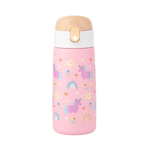 Bottle For Kid For School 16oz Wholesale Bulk Double Wall Vacuum Water <b>Flask</b> <b>With</b> <b>Straw</b> - Product Image 5
