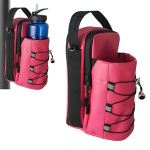 Custom Waterproof Zipper USB Magnet Phone Crossbody Pouch Sport Fitness <b>Water</b> <b>Bottle</b> Holder Gym Bag with <b>Strap</b> - Product Image 1