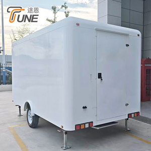 Remolque <span class=keywords><strong>de</strong></span> Comida Móvil Compacto, Totalmente Equipado, <span class=keywords><strong>de</strong></span> un Solo Eje, para Eventos al Aire Libre, Playa, Resort, Cafetería, Venta Ambulante - Product Image 1