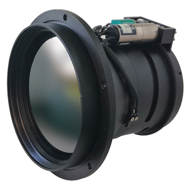 Infrared Lenses 30-185mm Continuous Zoom Lens Long-Ran Night Vision 640x512 Thermal Imaging Lens