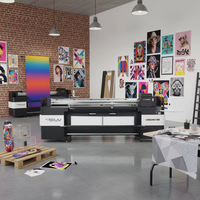 Impresora UV SIGNSTAR, Impresora Híbrida LED para Vinilo, Pancartas y Pósters, Impresora Plotter de Inyección de Tinta con 4 Cabezales Epson I3200-U1