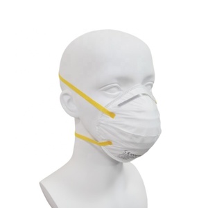 <span class=keywords><strong>Masque</strong></span> anti-poussière <span class=keywords><strong>FFP2</strong></span> en forme de coupelle certifié CE, couleur blanche, EN149, avec pince-nez réglable - Product Image 4