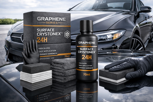 Recubrimiento Cerámico de Grafeno GRAPHONEX para Protección de Pintura de Automóviles, Brillo Superior 24H, Dureza de 60um de Grosor, Tolerancia de PH2-12, Garantía de 10 Años - Product Image 4