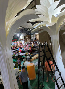 Cây monstera nhân tạo hiện đại thực tế cành cao lá văn phòng ngoài trời lễ hội văn phòng ngoài trời lễ hội ngoài trời - Product Image 2