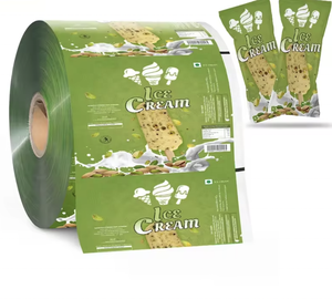 Film plastique laminé en rouleau pour emballage alimentaire de crème glacée/bâtonnets glacés, personnalisable, flexible et de qualité alimentaire - Product Image 2