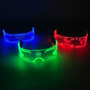 Gafas Decorativas Luminosas de Moda al por Mayor, Gafas LED de Neón para Decoración de Fiestas, Discotecas, Festivales de Música y Raves - Product Image 1