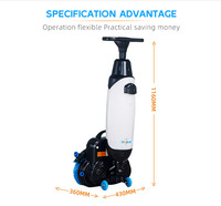 KUER KR-XS430 Polisseuse de sol de haute qualité, autolaveuse autoportée pour salle de sport, usine, maison