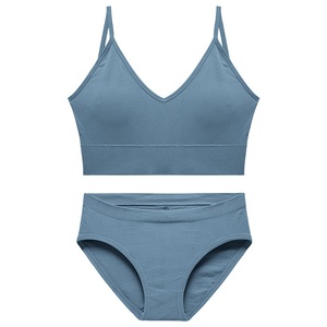 Vente en gros Ensemble de nuisette soutien-gorge et culotte sans couture pour femme - Product Image 6