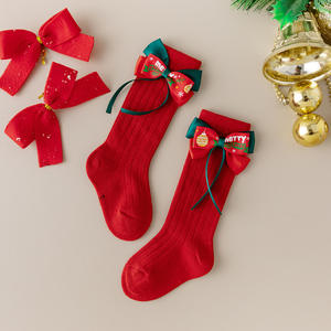 ถุงเท้ายาวครึ่งน่องสำหรับเด็กถุงเท้าเด็กลายขวางสำหรับฤดูใบไม้ร่วงฤดูหนาว - Product Image 6