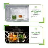 Nouveaux contenants de stockage pour aliments pour bébés en verre, boîte de rangement pour enfants, contenants de rangement pour la cuisine