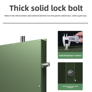 Digital <b>Lock</b> Steel Smart Gun Cabinet Thickened Secure Ammunition Storage Anti-Theft Gun Safe Large Heavy Duty 20 Gun Safe - Product Image 3