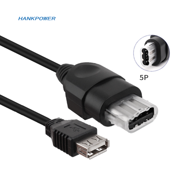 USB Charge Cable for Xbox One Xbox360 Console Controller to USB Female Converter Charge Cable 0.8m