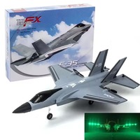 Planeur en mousse télécommandé F35 |   Avion RC à 2 canaux |   Lumières LED colorées |   Modèle d'avion à voilure fixe |   Jouet pour enfants