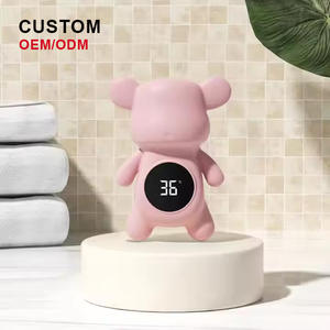 Thermomètre à bande numérique de conception animale de dessin animé pour l'instrument de température de l'eau de <span class=keywords><strong>piscine</strong></span> de bébé d'enfants - Product Image 2