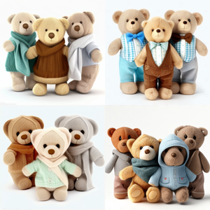 Ours en peluche doux sur mesure 2025, jouet classique en peluche pour bébé, jouet en peluche pour voiture, fabriqué en Chine, en nylon, personnalisable OEM - Product Image 5