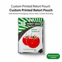 Sachet de cuisson haute température personnalisé, sac de cuisson stérilisable de qualité alimentaire, étanche pour l'emballage alimentaire