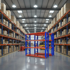 תעשייתי מותאם אישית אור פלדה מזן אחסון מדפים boltless cveltless custom בנייה קורוזיה הגנה מוברש - Product Image 4