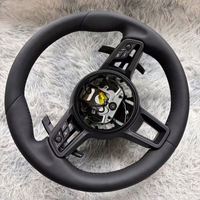 Volant en cuir marron en gros pour Porsche Panamera Cayenne Macan 718 Boxster Cayman 996 911 981 958 991