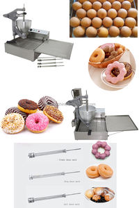 موشي 3 شكل دوغنتس موزع أتوماتيكي v الصحافة باليد آلة صنع قطارة كرات الدونات تعمل بقطارة - Product Image 4