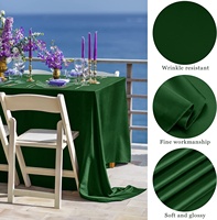Nappe de table rectangulaire TSingYi pour fêtes et banquets, nappes de table rondes pour mariages