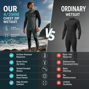 Trajes de Neopreno Personalizados de Manga Larga para Surf, <span class=keywords><strong>3</strong></span>/2mm, con Cierre en el Pecho, para <span class=keywords><strong>Hombre</strong></span> y Mujer, Traje Térmico para Buceo - Product Image 3