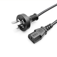 Câble d'alimentation CA, cordon, prise AU, câble, fil, 220V, IEC C13, cordon d'alimentation, 1..2m / 1.5m pour PC, ordinateur, imprimante 3D