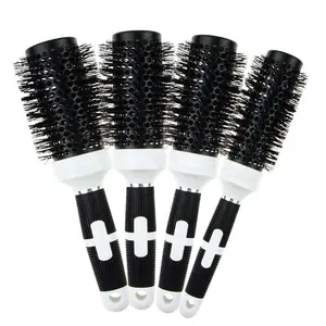 beauty salon tools ceramic brush hair heating blow hair brand name professional brush hair extension