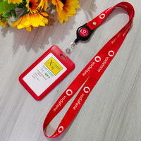 Porta Badge Personalizzato in Poliestere con Cordino, Stampa a Trasferimento Termico/Serigrafia, Gancio Staccabile per Telefono, Badge Yoyo Colorato