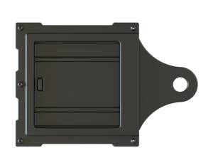 Charnière de cheminée en fonte moderne et durable pour foyer et poêle, vanne de cheminée neuve - Product Image 1