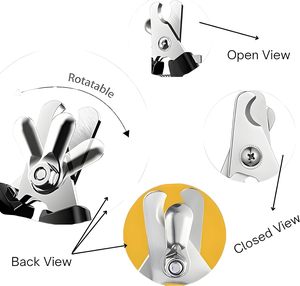 Cortauñas para Mascotas de Acero Inoxidable, Ecológico, con Certificación CE, Cortauñas de Seguridad para Perros con Lima de Uñas para el Cuidado - Product Image 5