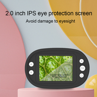 Mikroskop Portabel Ramah Siswa Kamera Anak Sensor CMOS 50X/300X Full HD 32GB 90 2.0" LCD Bahan ABS