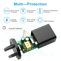 Marque de sécurité de Singapour Certificat PSB prise type G Adaptateur secteur USB A Chargeur 5V 1A 5V 2A