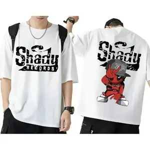 Camiseta hip hop masculina simples e elegante, camiseta casual anti-odor, camiseta gráfica hip hop masculina
