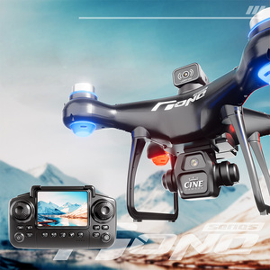 Dron Aéreo E55 con Pantalla de 2.4 Pulgadas, Motor sin Escobillas, Controlador de Evitación de Obstáculos, ESC <span class=keywords><strong>90</strong></span>. Cámara Dual de 480p con Posicionamiento de Flujo Óptico - Product Image 4