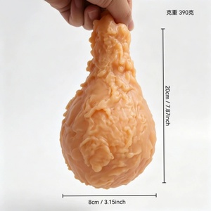 Juguete Realista de Pollo Frito Blandito para Aliviar el Estrés, Juguete Sensorial Suave para Apretar, Accesorio de Juego para Niños, Adultos y Regalos Divertidos - Product Image 2