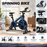 Vélo de spinning d'intérieur à marque privée, logo personnalisé, résistance magnétique, écran LCD, capacité 130 kg, salle de sport à domicile, faible MOQ, prix usine, OEM ODM