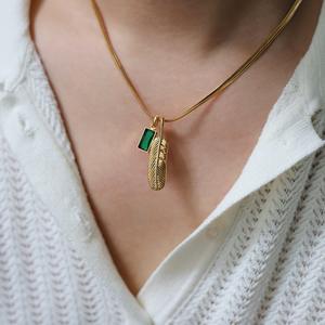 Beliebte Bulk 18K PVD vergoldeten Edelstahl Schmuck wasserdicht und trüben Free Charms für Schmuck herstellung Großhandel Trendy - Product Image 4