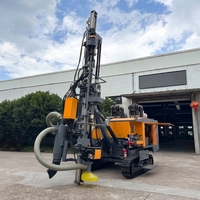 Foreuse rotative sur chenilles Blurbly BL35A DIesel, diamètre de forage de 80 à 127 mm, profondeur maximale de 27 m, pour l'exploitation minière d'or et le forage de trous de tir dans les carrières