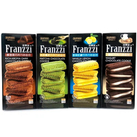 Galletas de Fariz con sabor a frutas mixtas y chocolate, aperitivos exóticos saludables y deliciosos