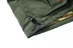 เสื้อกั๊กกลางแจ้งสำหรับผู้ชายสีล้วนแขนกุดผ้าฟลีซสำหรับเดินป่าตกปลาในฤดูหนาว - Product Image 5