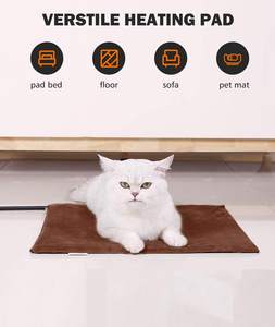 Verbesserte elektrisch beheizte Hunde katze <span class=keywords><strong>Pad</strong></span> Temperatur verstellbare Haustier bett wärmer Decke Matte Haustier Heizkissen für Hunde Katzen mit Timer - Product Image 3
